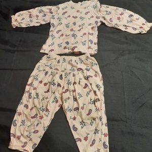 Vtg paisley Robinson's matching top/bottom